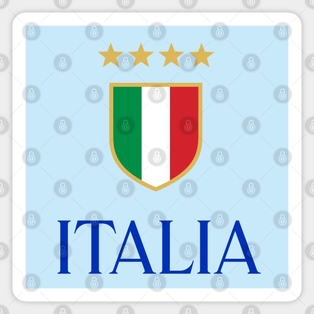 Italia Blue Sticker by VRedBaller